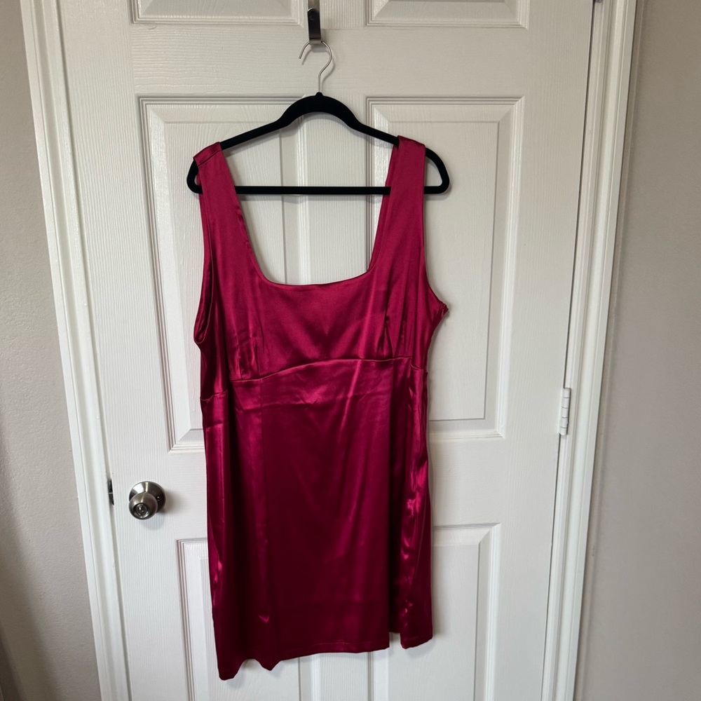 Maeve for Anthropologie satin mini dress NWT